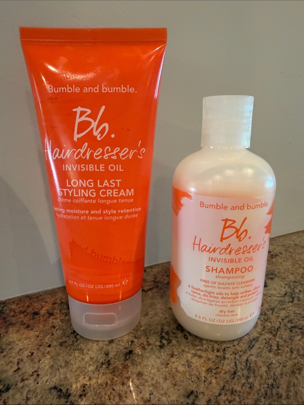 Bumble & Bumble Invisible Oil Hair Bundle New